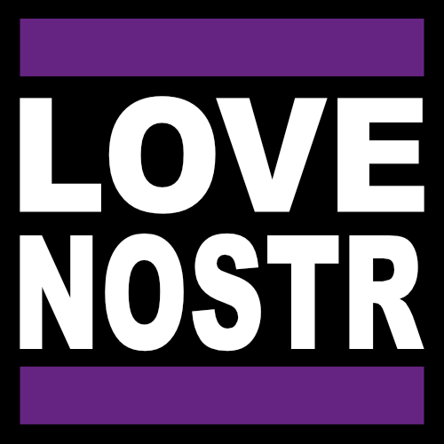 LOVE NOSTR Sticker – Bild 2