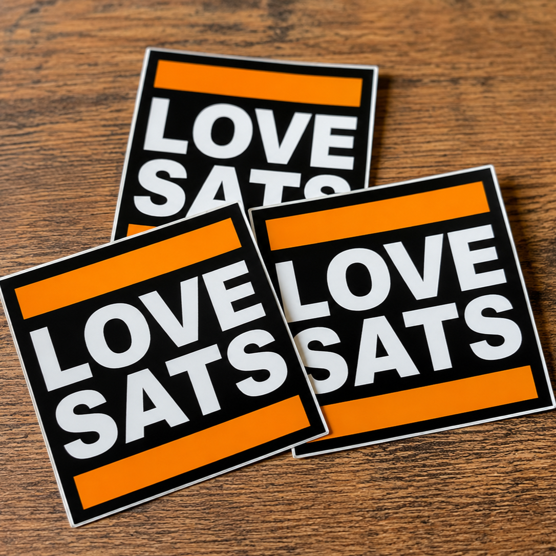 LOVE SATS Sticker – Bild 2