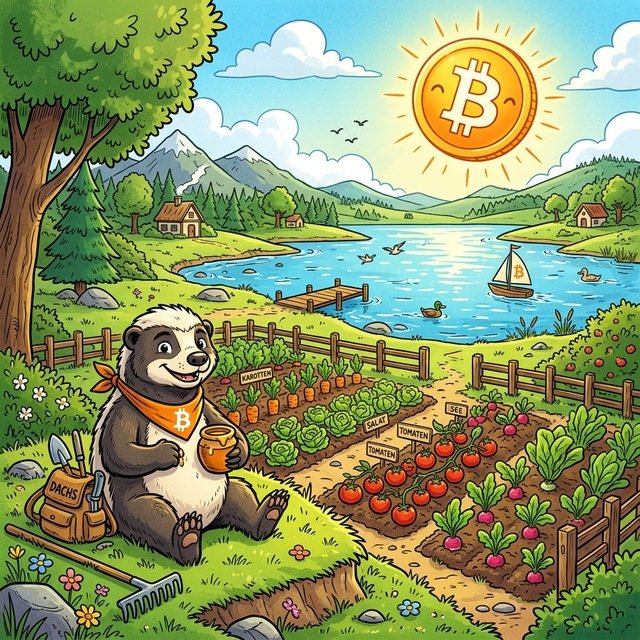 Bitcoin am Ottisee @ Axels Gemüsegärten | Hamburg | Deutschland
